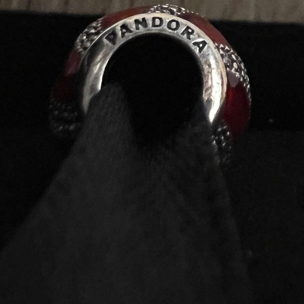 Pandora (Retired) Adornment Charm with Red Enamel - Picture 6 of 7